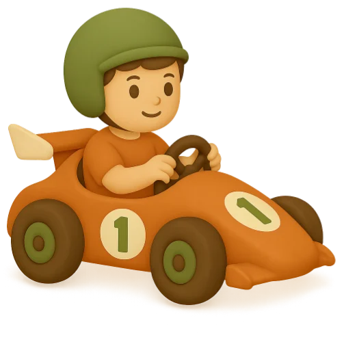 Een gepersonaliseerd kinderboek vol raceplezier voor jouw kind