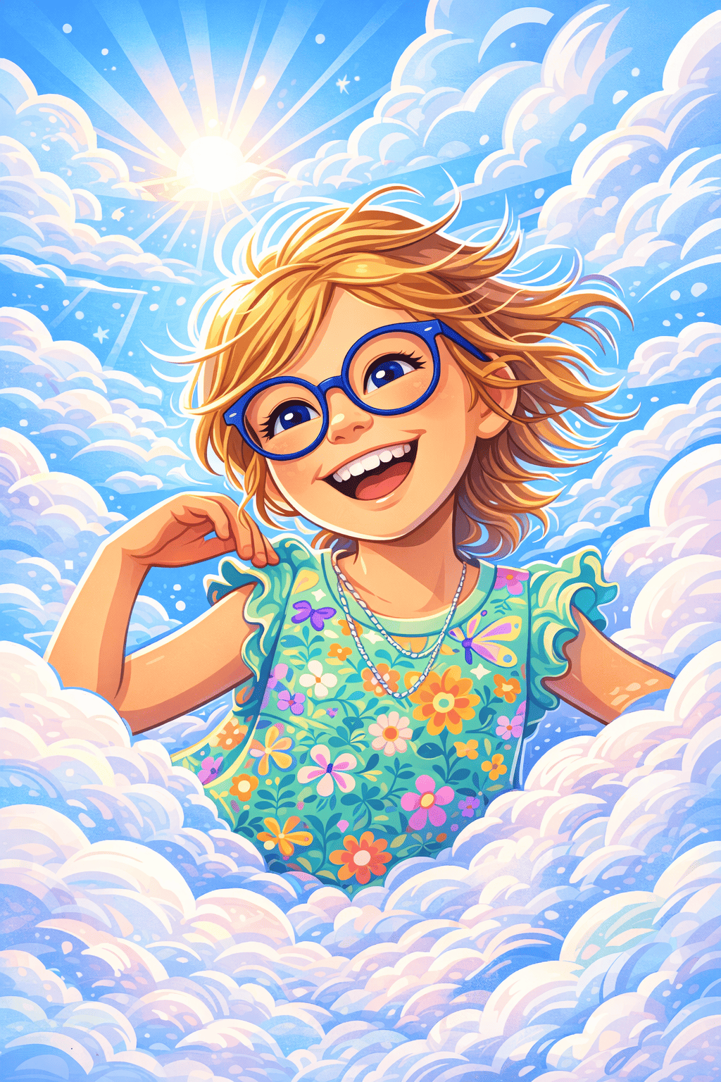 De Vlucht Door De Wolken