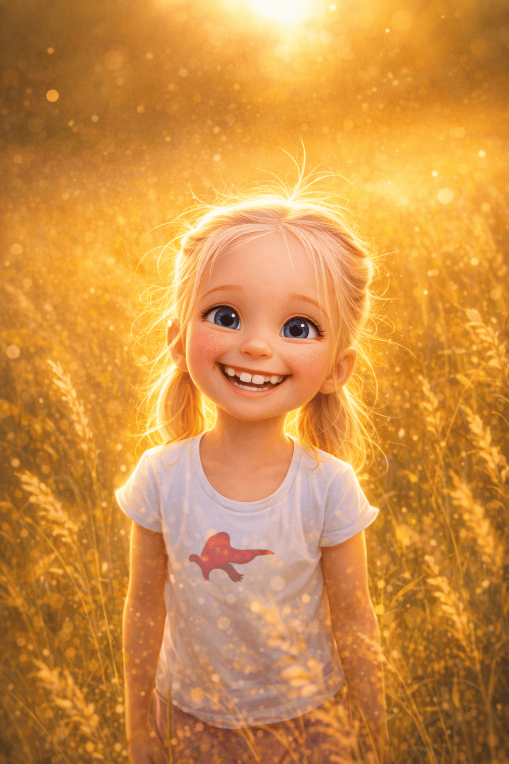 Licht tussen Gouden Grassen