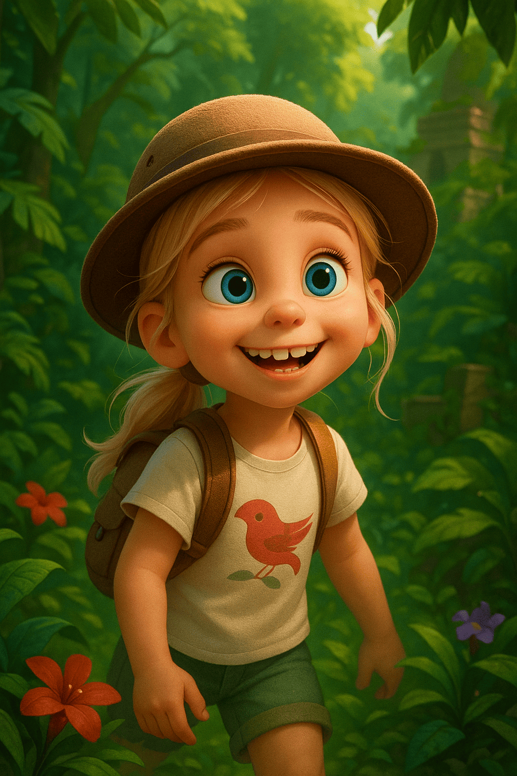 Illustratie voor Op Zoek naar de Verborgen Tempel