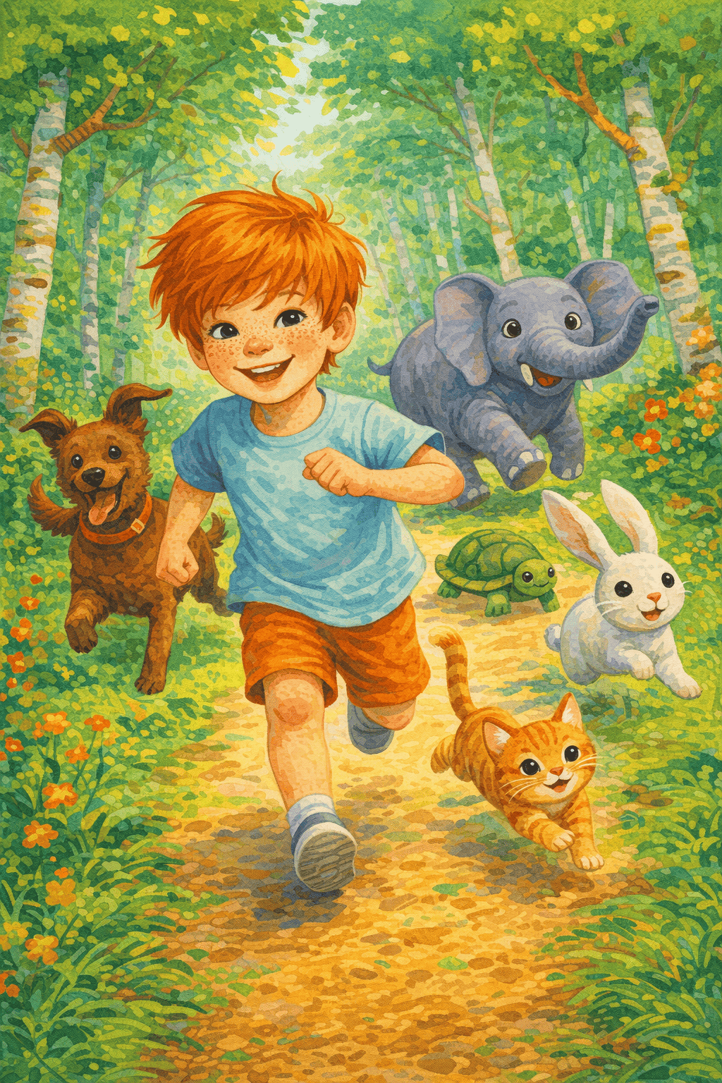 Avontuur tussen de dierenrennen